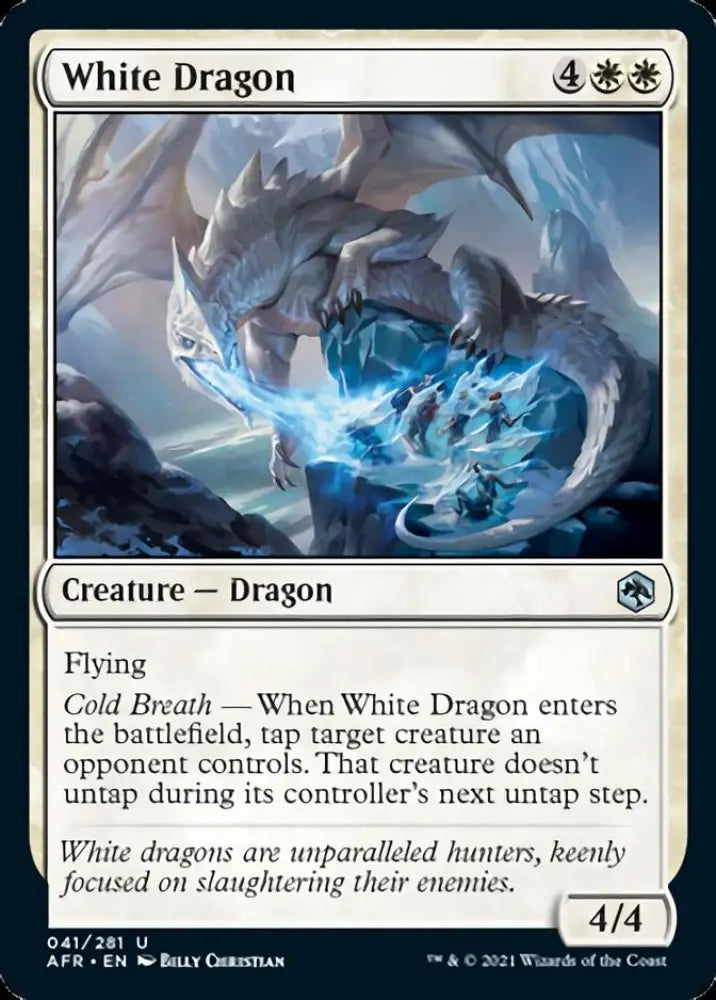 White Dragon [Dungeons & Dragons: Adventures in the Forgotten Realms] - MTG Single