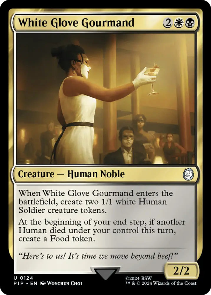 White Glove Gourmand [Fallout] - MTG Single