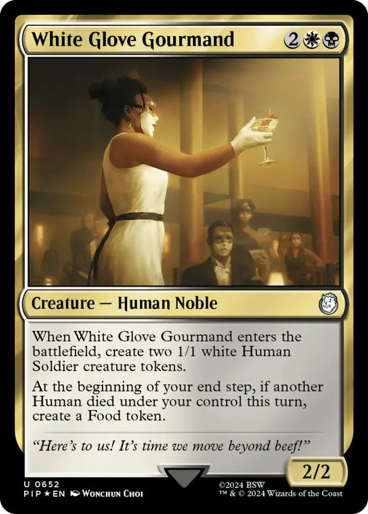 White Glove Gourmand (Surge Foil) [Fallout] - MTG Single