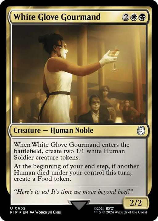 White Glove Gourmand (Surge Foil) [Fallout] - MTG Single