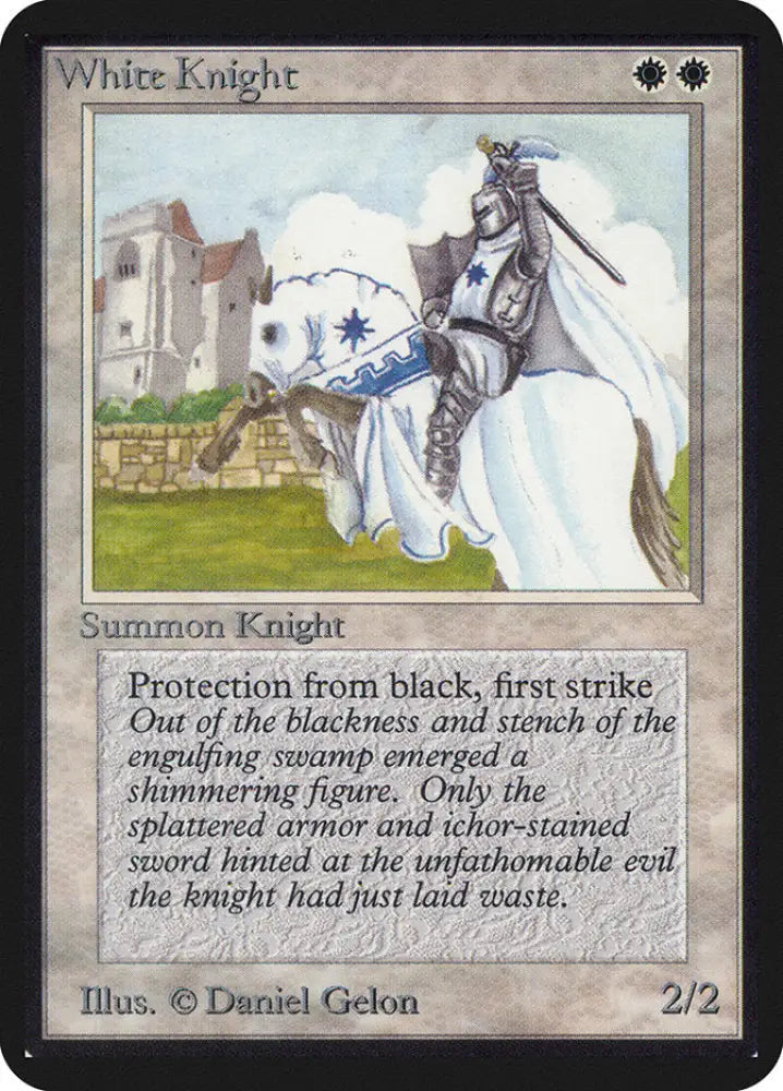 White Knight [Alpha Edition] - MTG Single