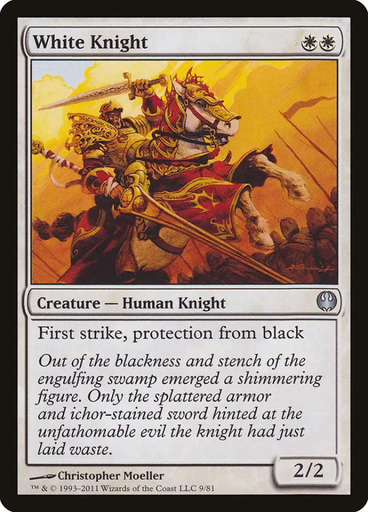 White Knight [Duel Decks: Knights vs. Dragons] - MTG Single