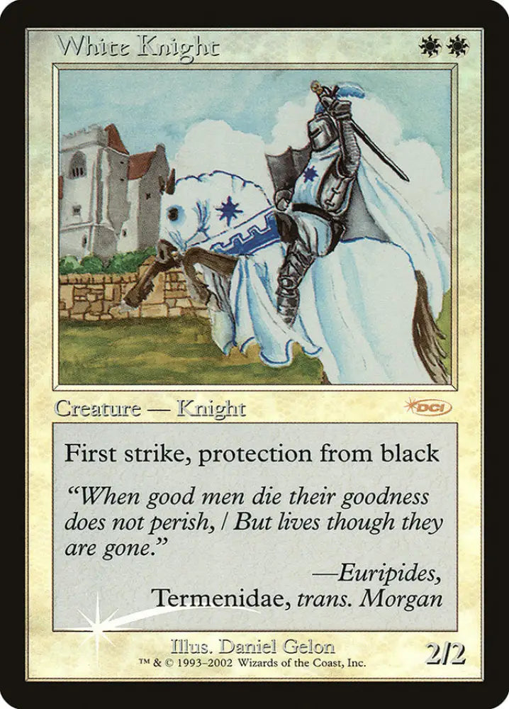 White Knight [Friday Night Magic 2002] - MTG Single