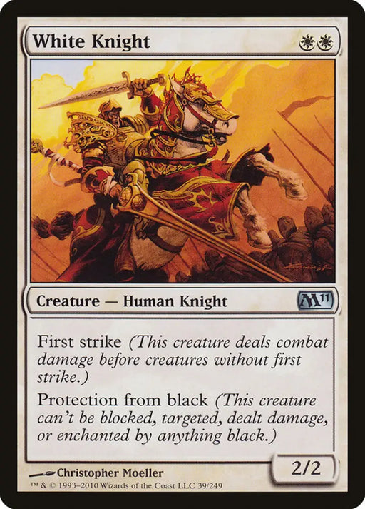 White Knight [Magic 2011] - MTG Single