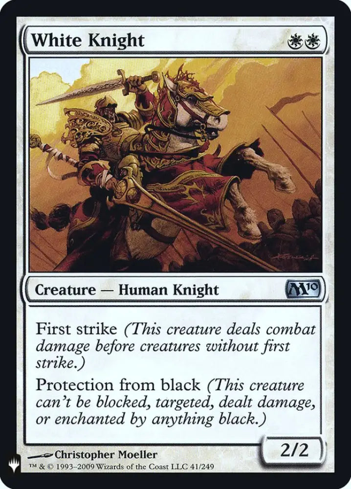 White Knight [Mystery Booster] - MTG Single