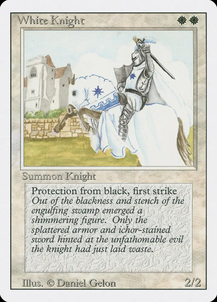 White Knight [Revised Edition] - MTG Single