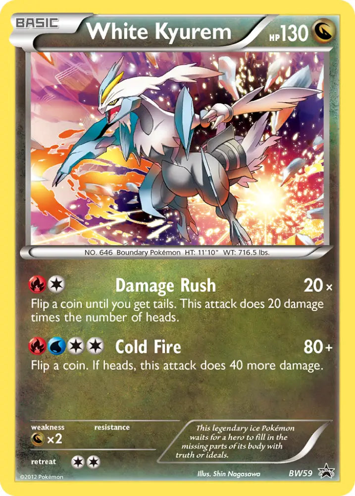 White Kyurem (BW59) [Black & White: Black Star Promos] - Pokemon Single