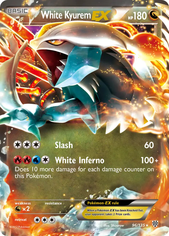 White Kyurem EX (96/135) [Black & White: Plasma Storm] - Pokemon Single