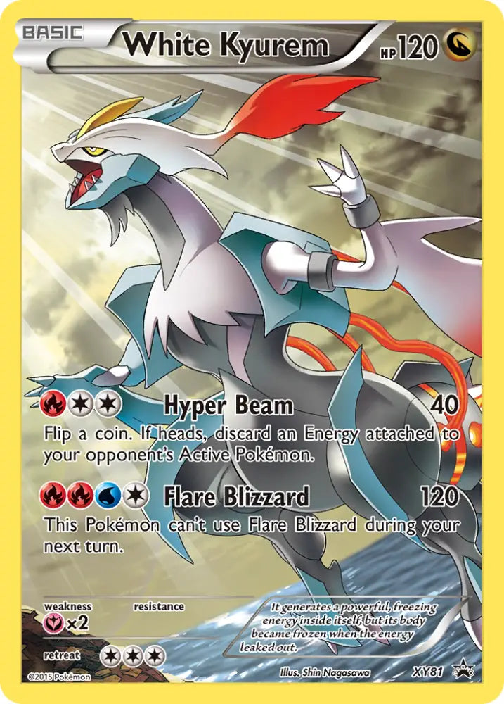 White Kyurem (XY81) (Full Art Promo) [XY: Black Star Promos] - Pokemon Single