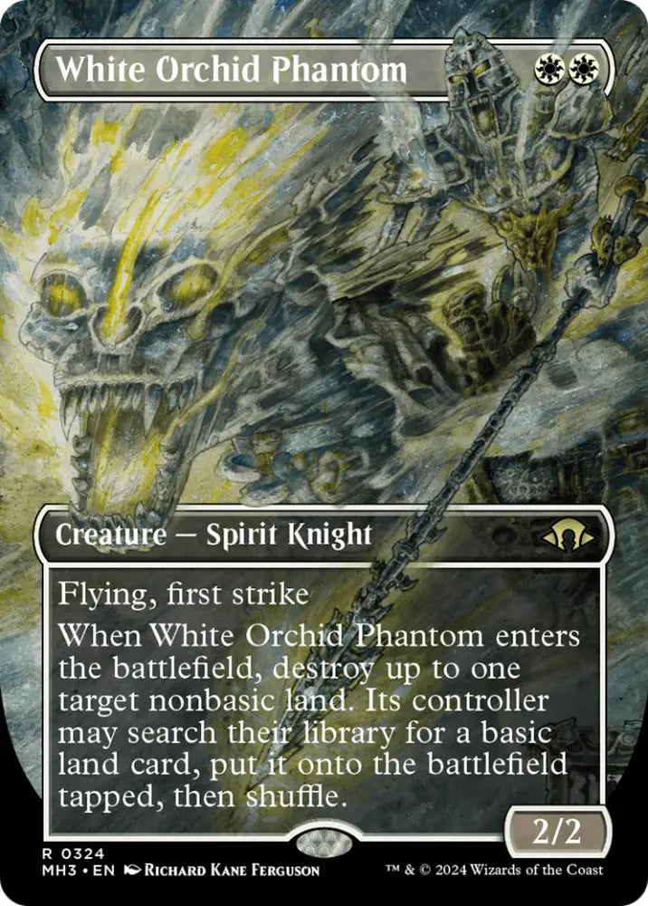 White Orchid Phantom (Borderless) [Modern Horizons 3] - MTG Single