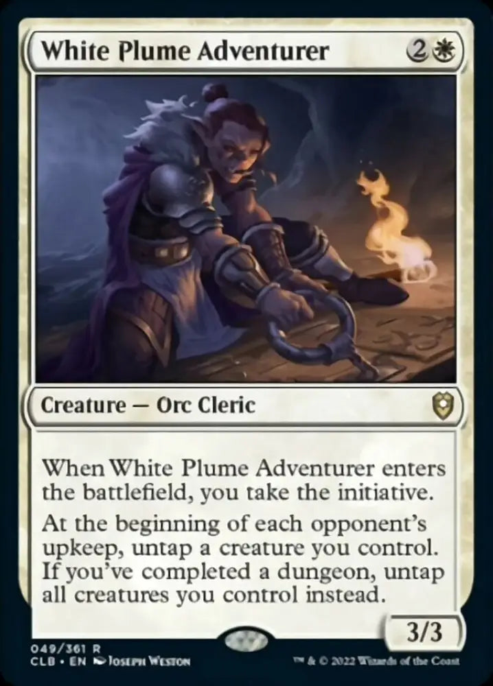 White Plume Adventurer [Commander Legends: Battle for Baldur’s Gate] - MTG Single