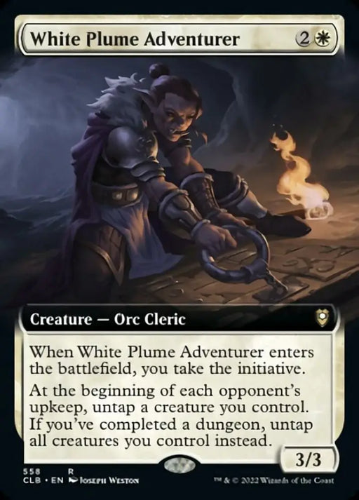 White Plume Adventurer (Extended Art) [Commander Legends: Battle for Baldur’s Gate] - MTG Single