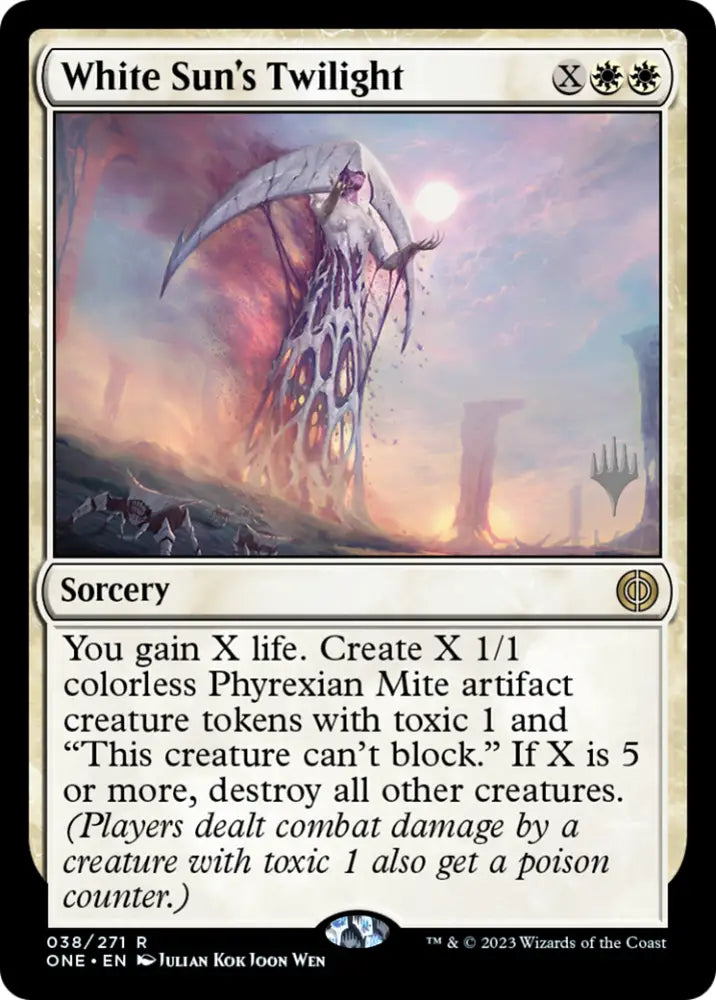 White Sun’s Twilight (Promo Pack) [Phyrexia: All Will Be One Promos] - MTG Single