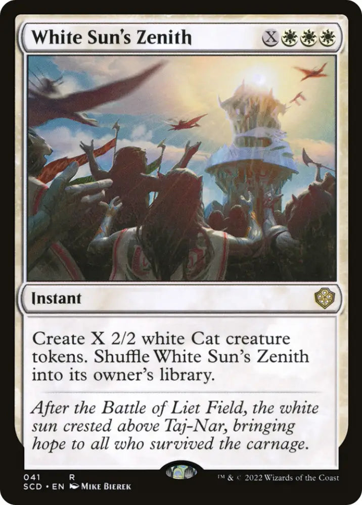 White Sun’s Zenith [Starter Commander Decks] - MTG Single