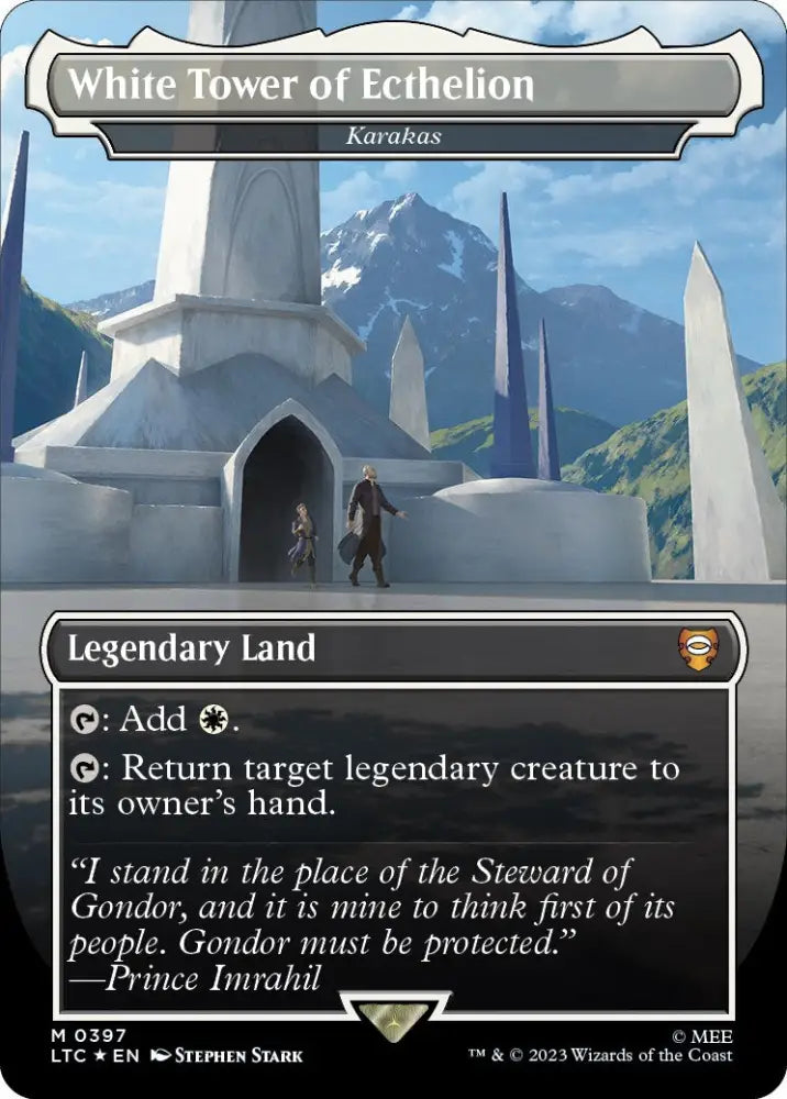 White Tower of Ecthelion - Karakas (Surge Foil Realms and Relics) [The Lord of the Rings: Tales of Middle-Earth