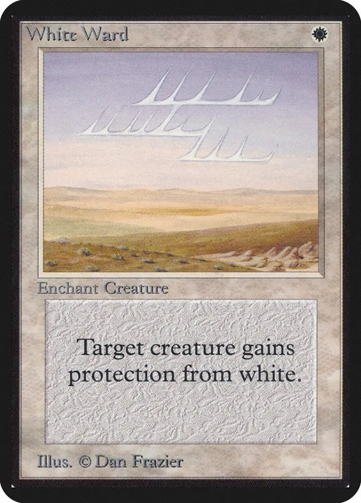 White Ward [Alpha Edition] - MTG Single