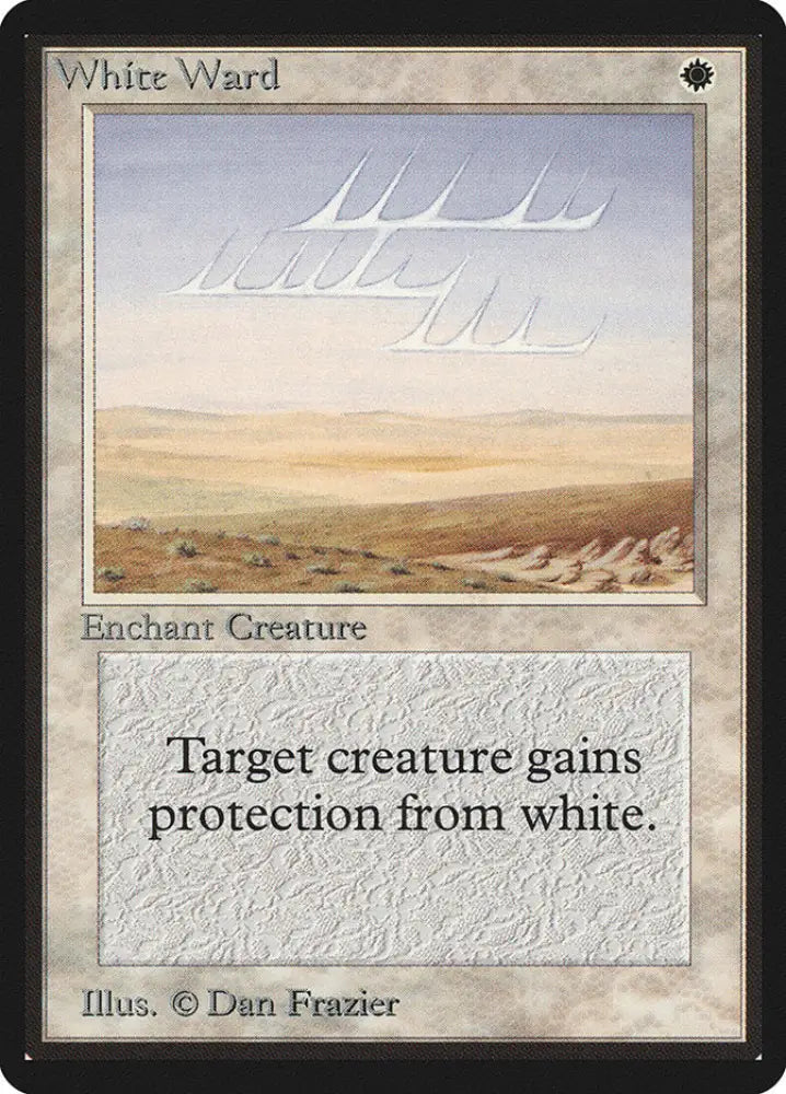 White Ward [Beta Edition] - MTG Single