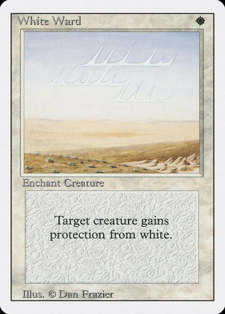 White Ward [Revised Edition] - MTG Single