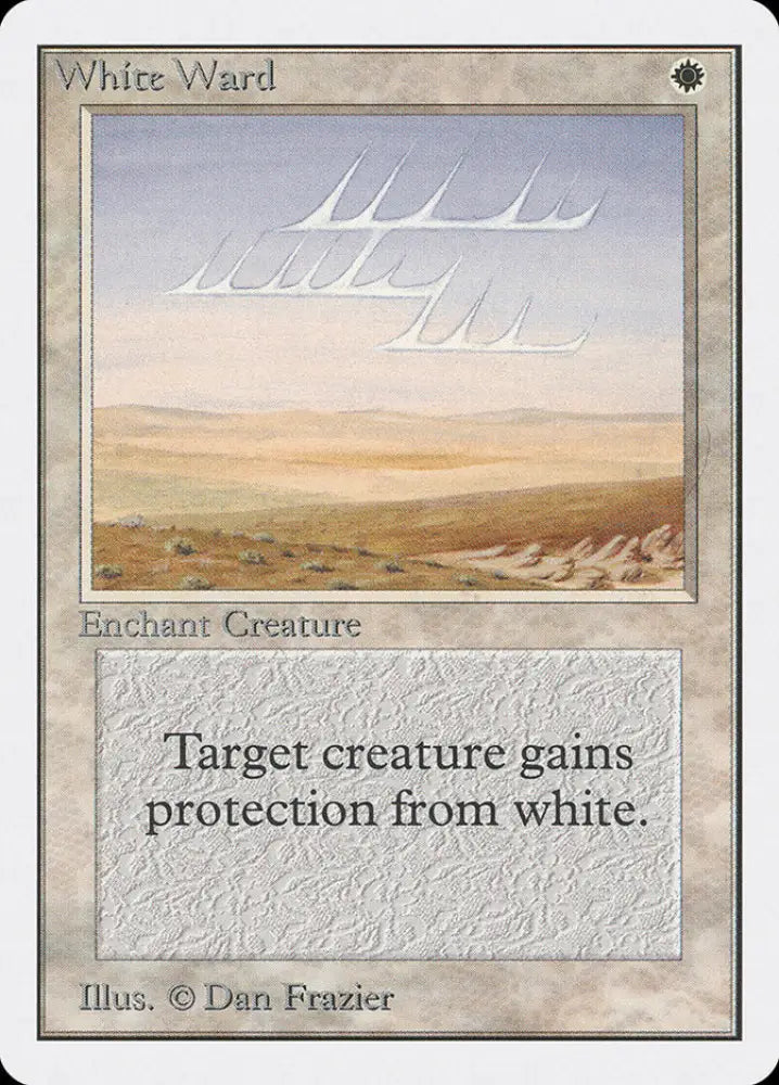 White Ward [Unlimited Edition] - MTG Single