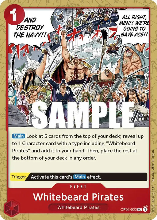 Whitebeard Pirates (OP02-022) [Paramount War]