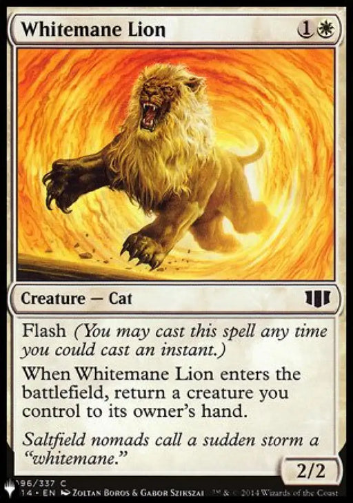 Whitemane Lion [The List] - MTG Single