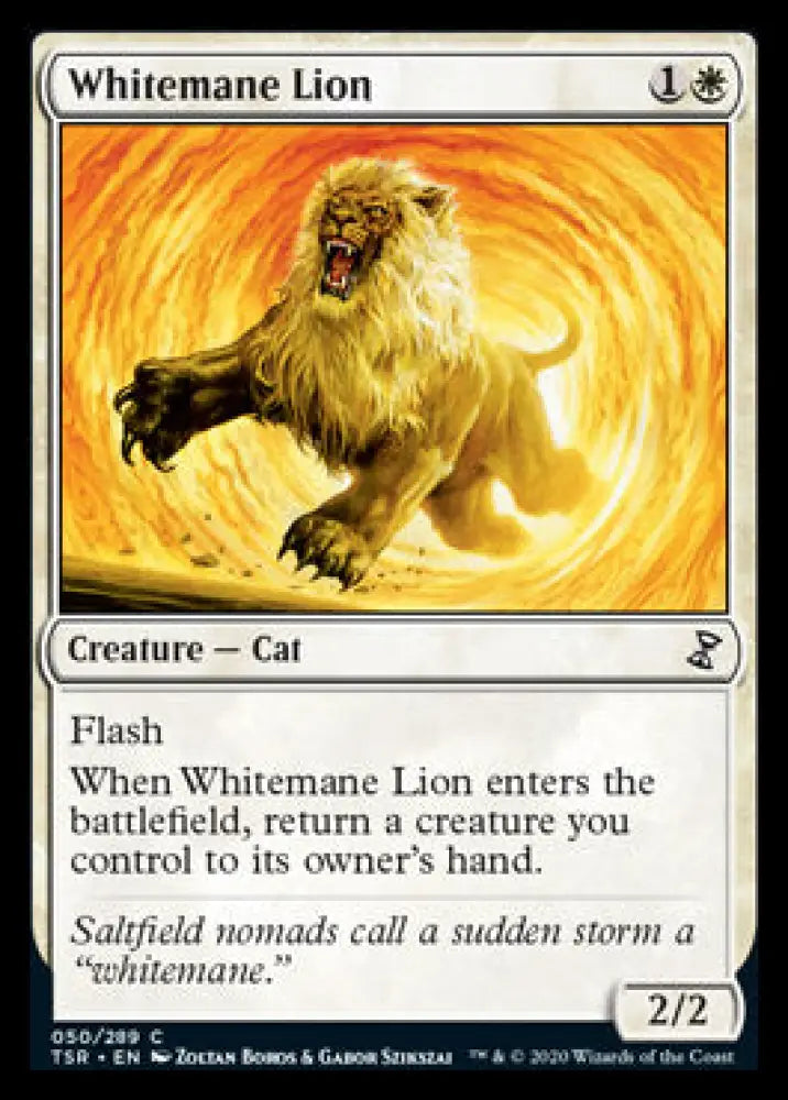Whitemane Lion [Time Spiral Remastered] - MTG Single