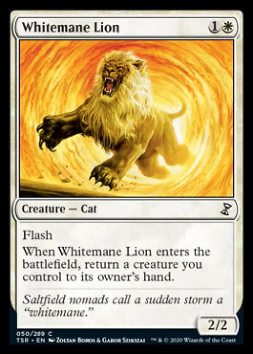 Whitemane Lion [Time Spiral Remastered] - MTG Single