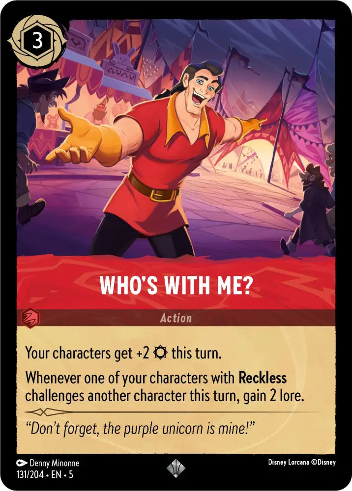 Who’s With Me? (131/204) [Shimmering Skies] - Lorcana Single