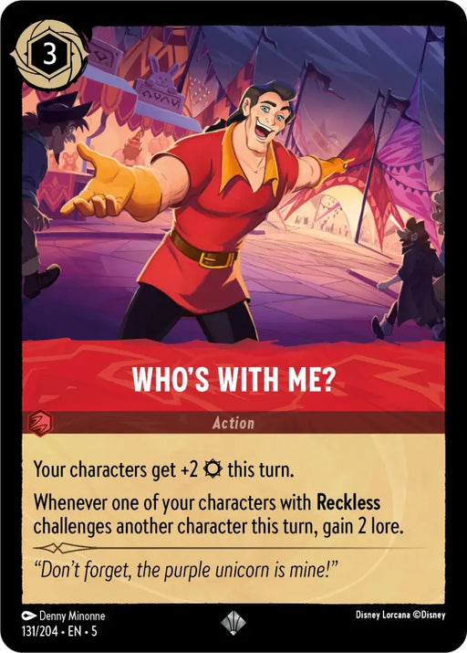 Who’s With Me? (131/204) [Shimmering Skies] - Lorcana Single
