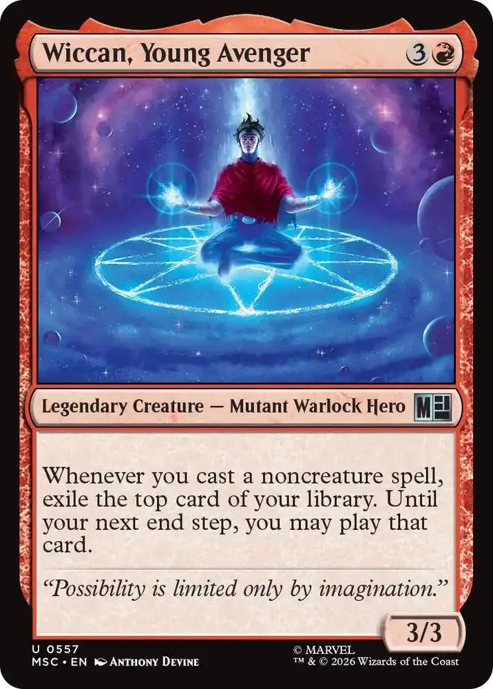 Wiccan, Young Avenger (557) [Marvel Super Heroes Commander]