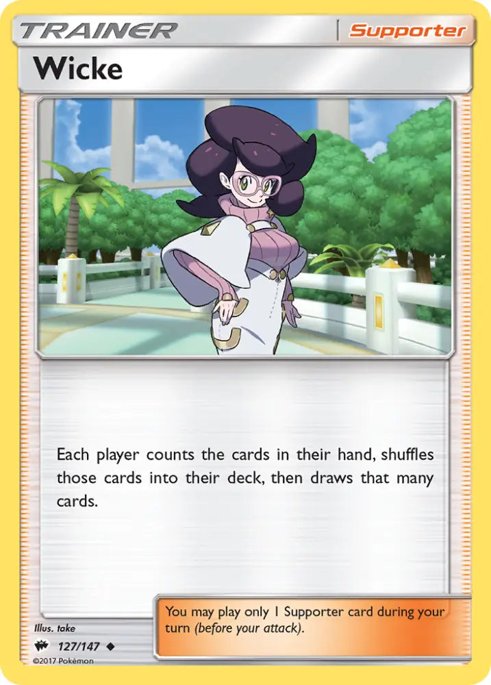 Wicke (127/147) [Sun & Moon: Burning Shadows] - Pokemon Single