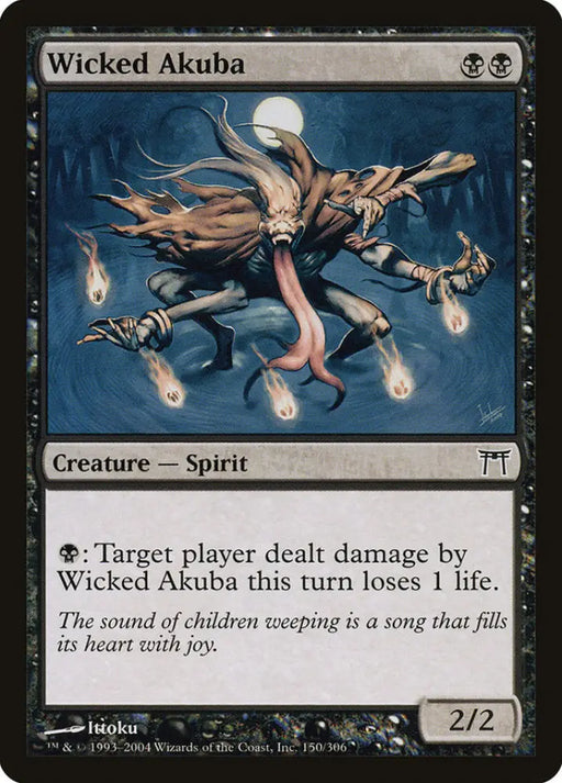 Wicked Akuba [Champions of Kamigawa] - MTG Single