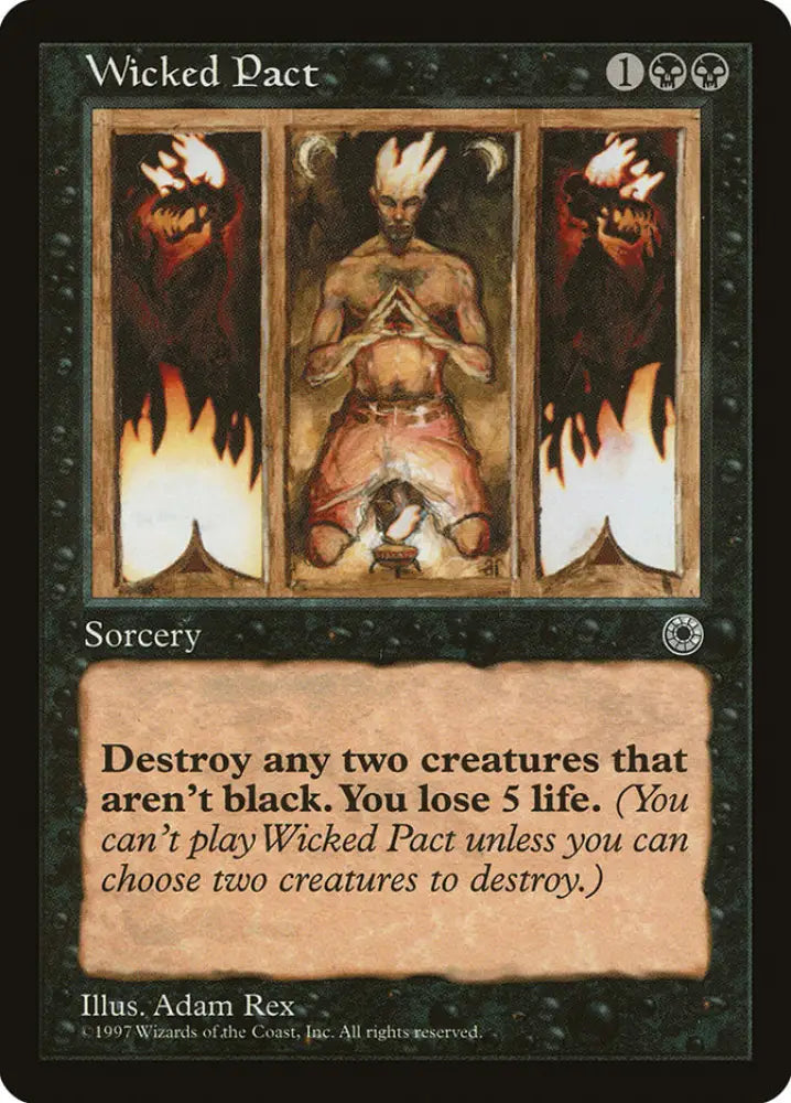 Wicked Pact [Portal] - MTG Single