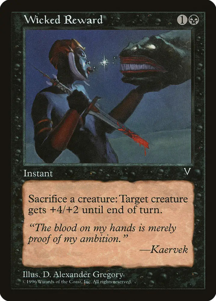 Wicked Reward [Multiverse Gift Box] - MTG Single