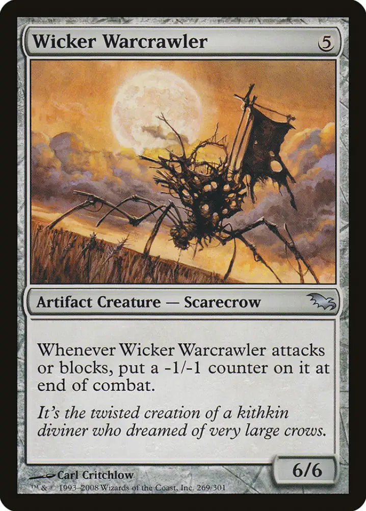 Wicker Warcrawler [Shadowmoor] - MTG Single