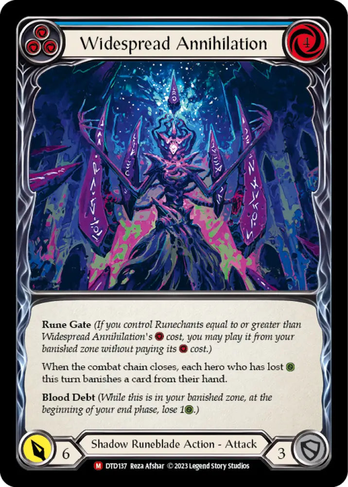Widespread Annihilation [Dusk Till Dawn] - Flesh And Blood Single