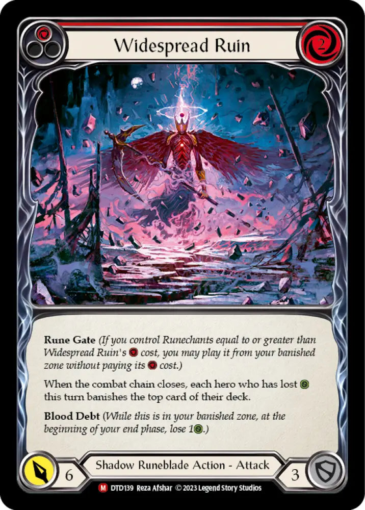 Widespread Ruin [Dusk Till Dawn] - Flesh And Blood Single