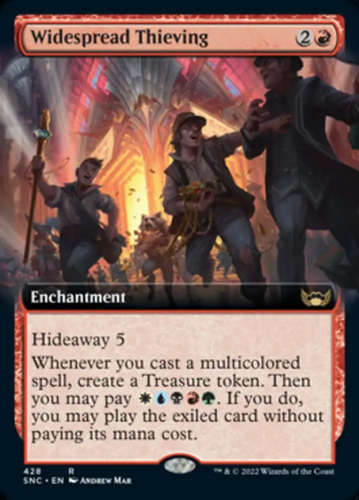 Widespread Thieving (Extended Art) [Streets of New Capenna] - MTG Single