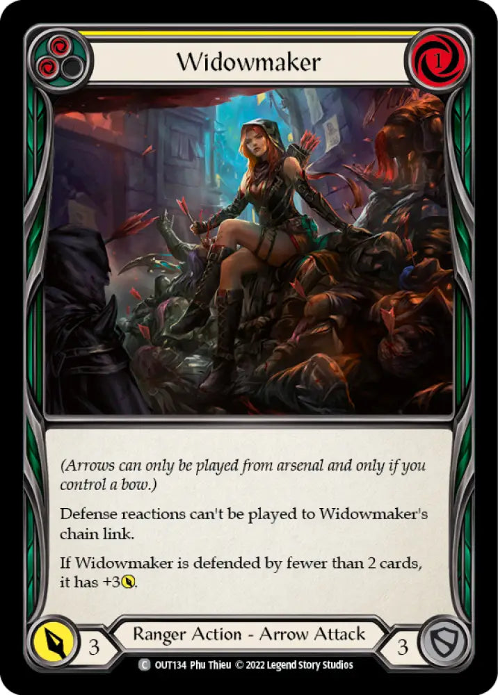 Widowmaker (Yellow) [Outsiders] - Flesh And Blood Single