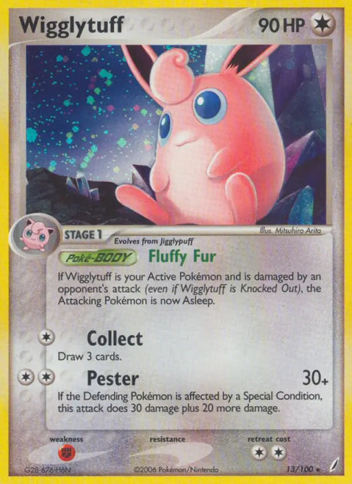 Wigglytuff (13/100) [EX: Crystal Guardians] - Pokemon Single