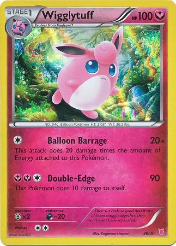 Wigglytuff (30/30) [XY: Trainer Kit 1 - Wigglytuff] - Pokemon Single