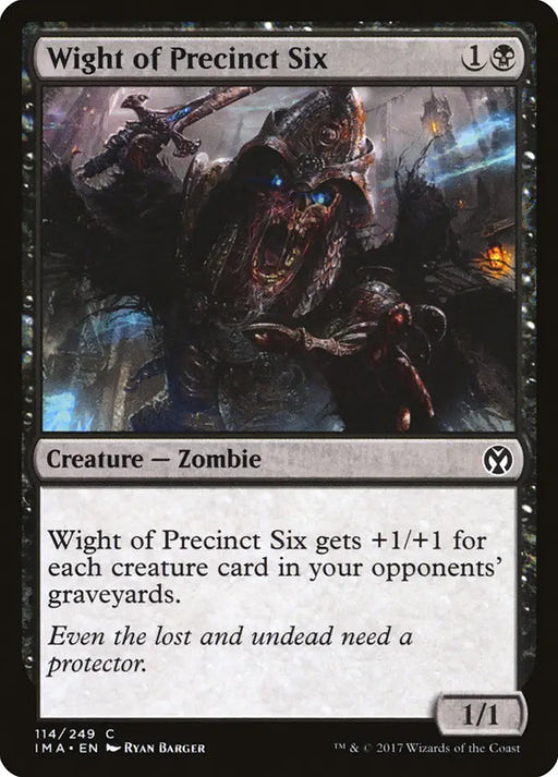 Wight of Precinct Six [Iconic Masters] - MTG Single