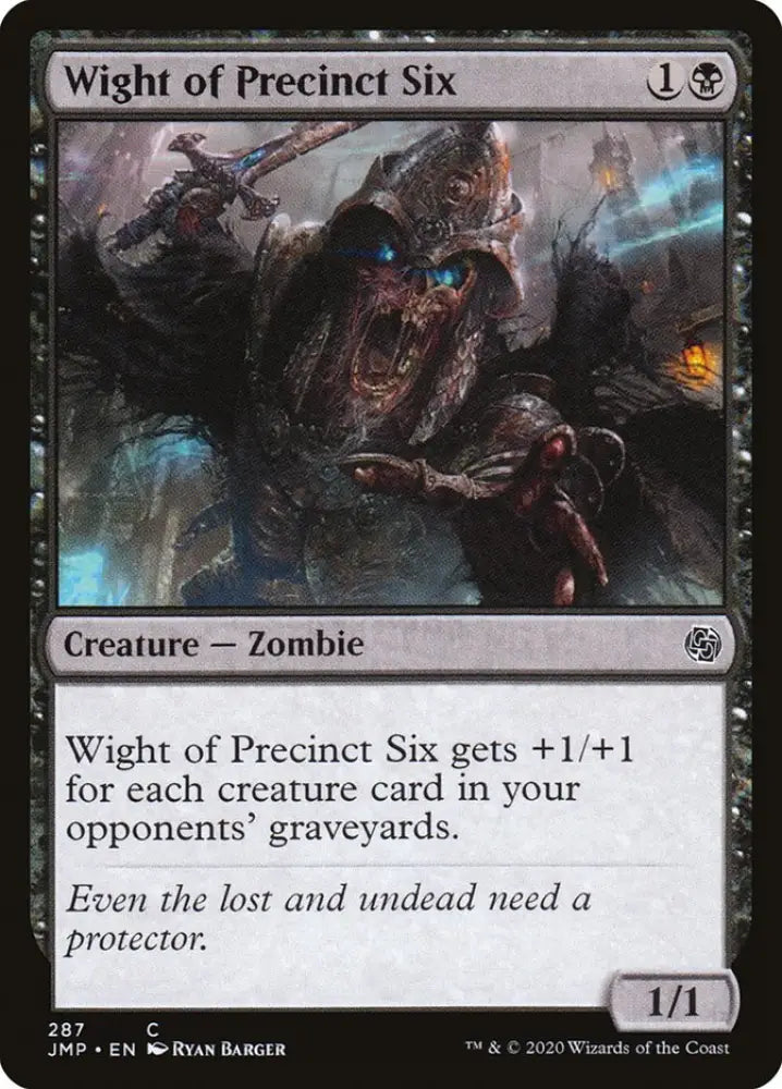 Wight of Precinct Six [Jumpstart] - MTG Single