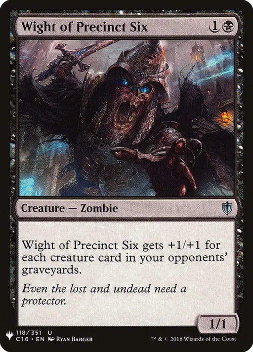 Wight of Precinct Six [Mystery Booster] - MTG Single