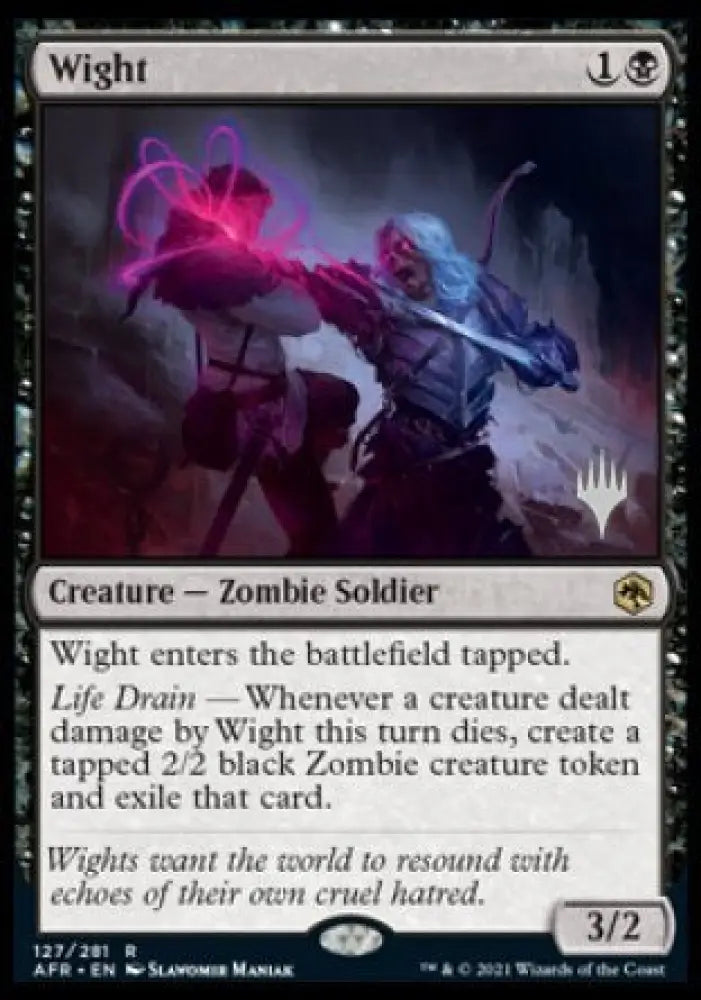 Wight (Promo Pack) [Dungeons & Dragons: Adventures in the Forgotten Realms Promos] - MTG Single