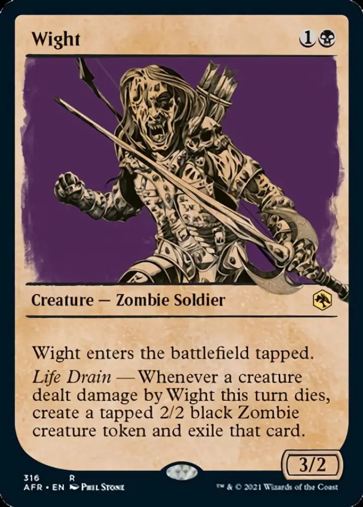 Wight (Showcase) [Dungeons & Dragons: Adventures in the Forgotten Realms] - MTG Single