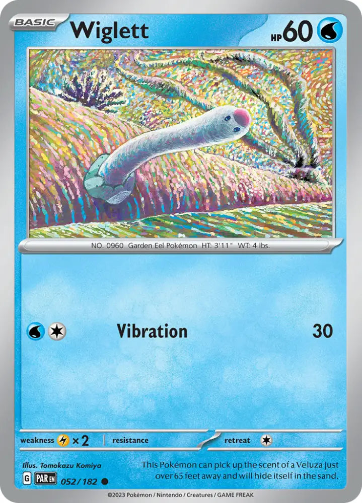 Wiglett (052/182) [Scarlet & Violet: Paradox Rift] - Pokemon Single