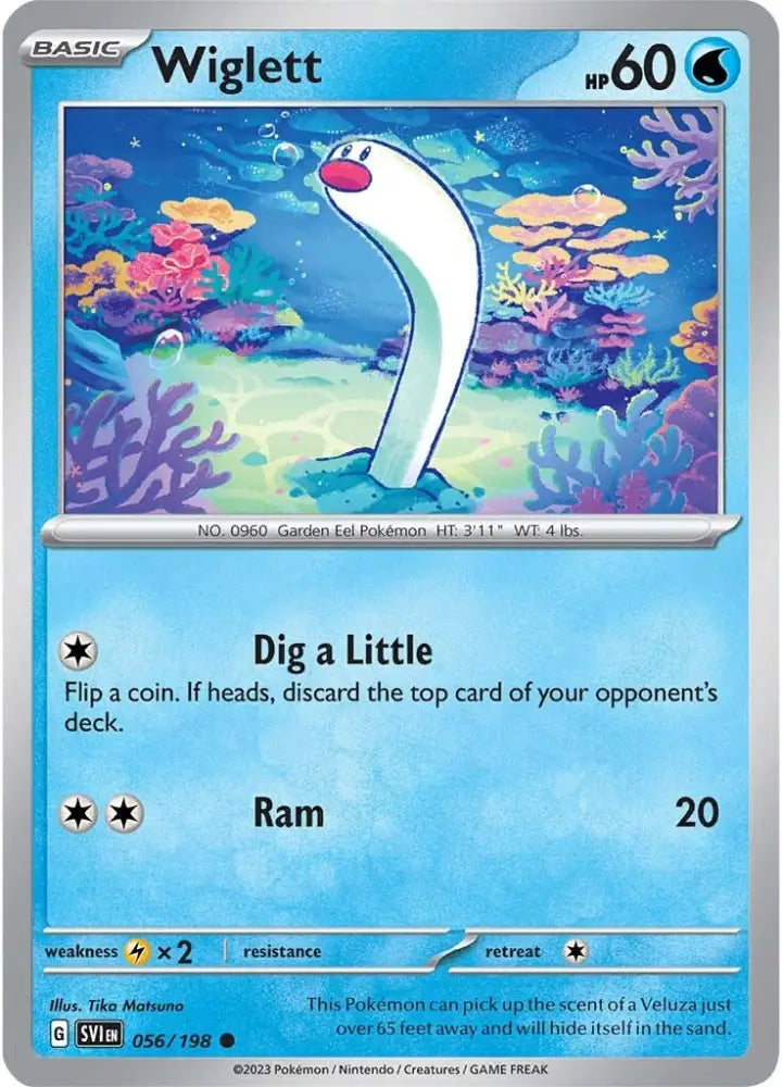 Wiglett (056/198) [Scarlet & Violet: Base Set] - Pokemon Single