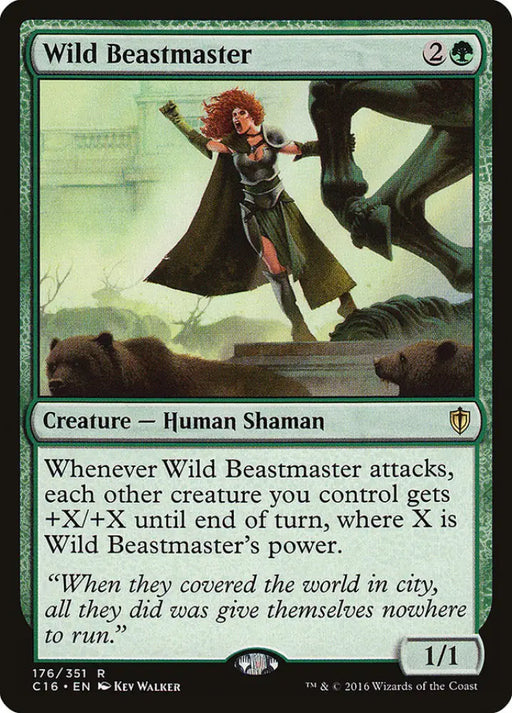Wild Beastmaster [Commander 2016] - MTG Single