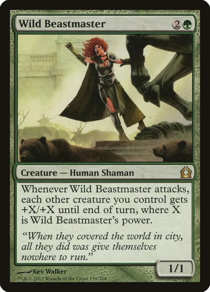 Wild Beastmaster [Return to Ravnica] - MTG Single